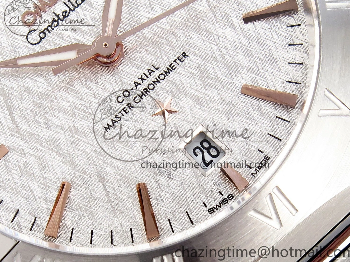 0105 Bold Constellation 39mm SS ASWF 1:1 Best Edition White Textured Dial on SS Bracelet A 7768